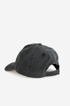 Fifty Outlet Gorra con bordado milano Negro