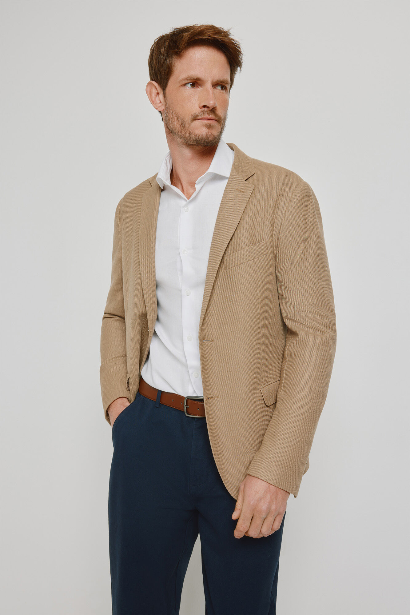 Milano Blazer de punto estructurado