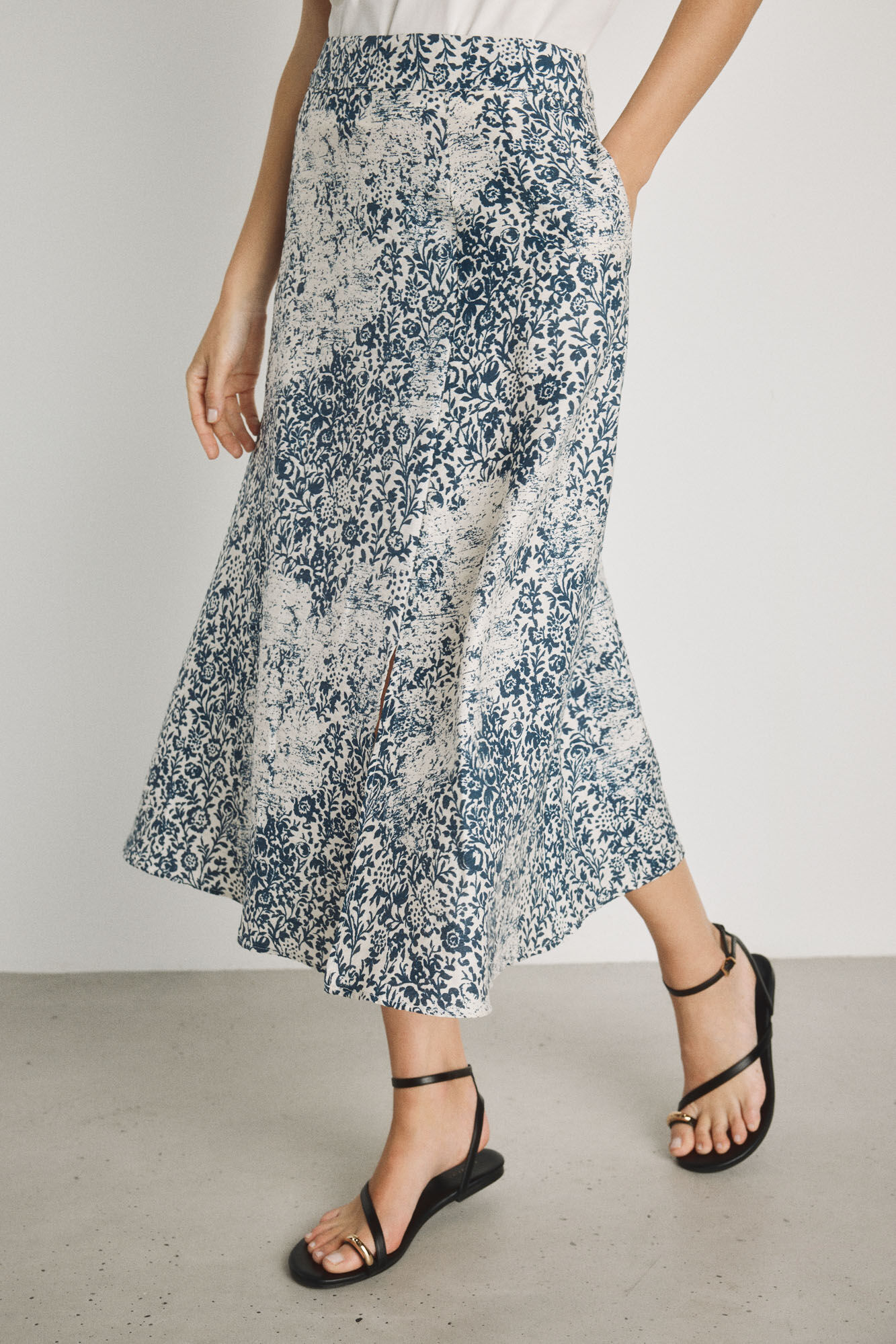 Milano Falda estampada