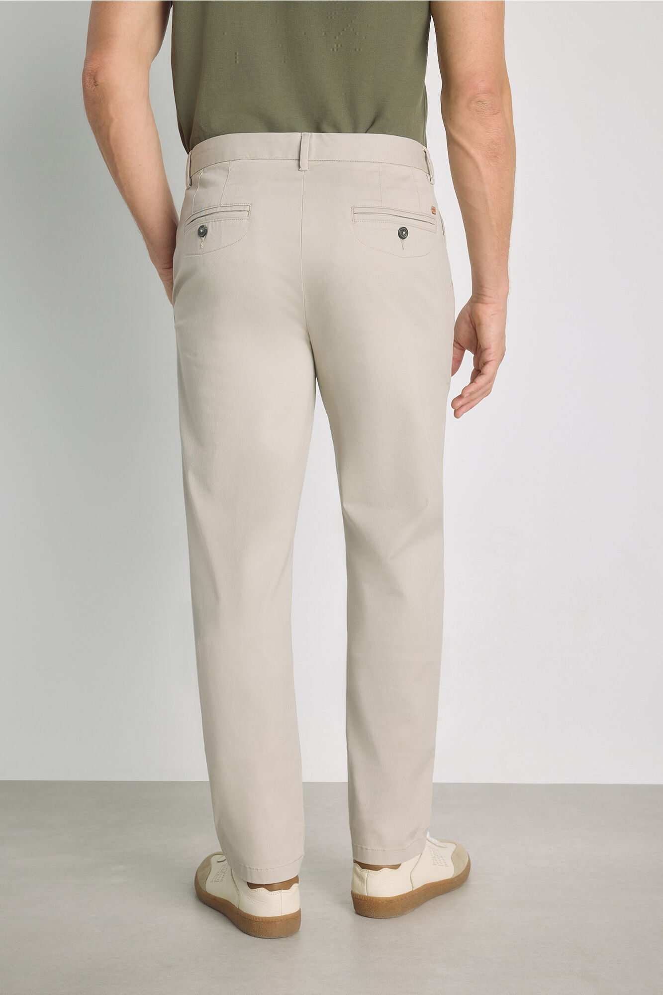 Milano Pantal&oacute;n chino slim Gris Claro