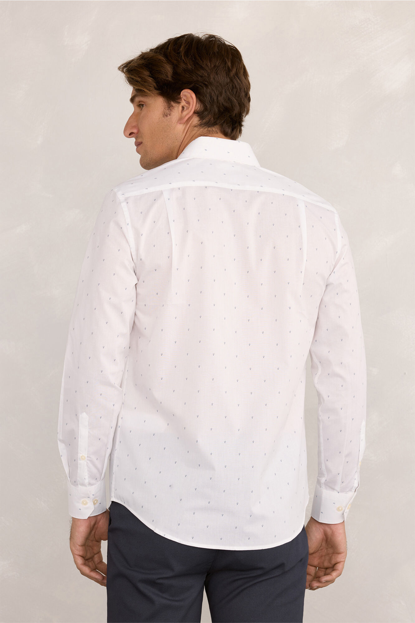 Milano Camisa de vestir de popel&iacute;n Blanco