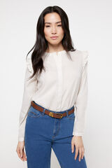 Milano Blusa Lisa Marfil