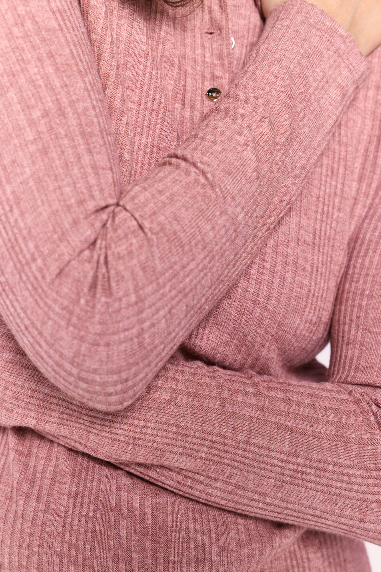 Milano Playera polo acanalada Vino