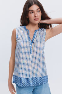 Milano Blusa fluida estampada