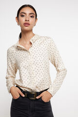 Milano Camisa twill lurex natural