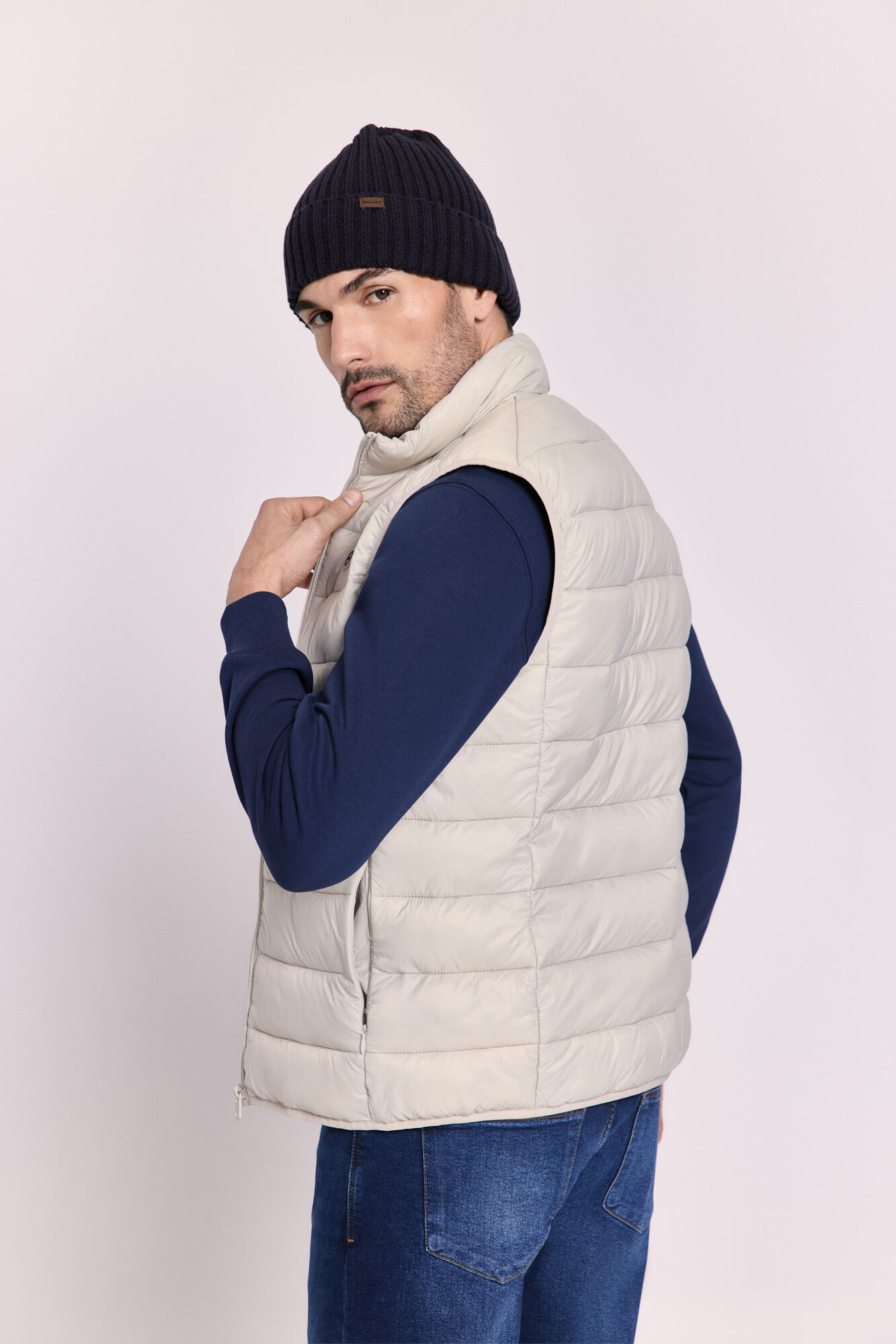 Milano Chamarra acolchada ultralight Gris Claro