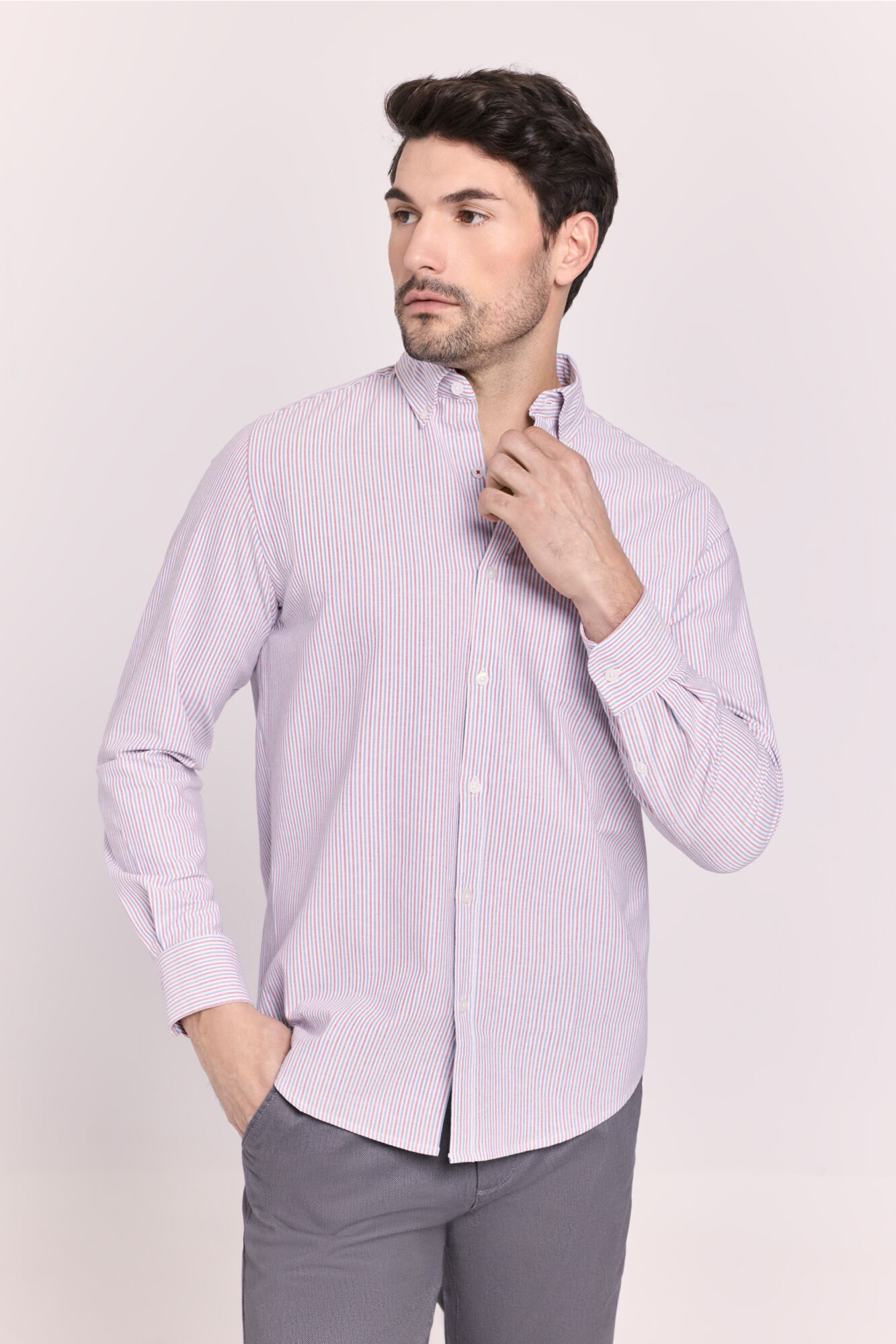 Milano Camisa rayas manga larga