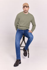 Milano Pantal&oacute;n de mezclilla corte recto Azul