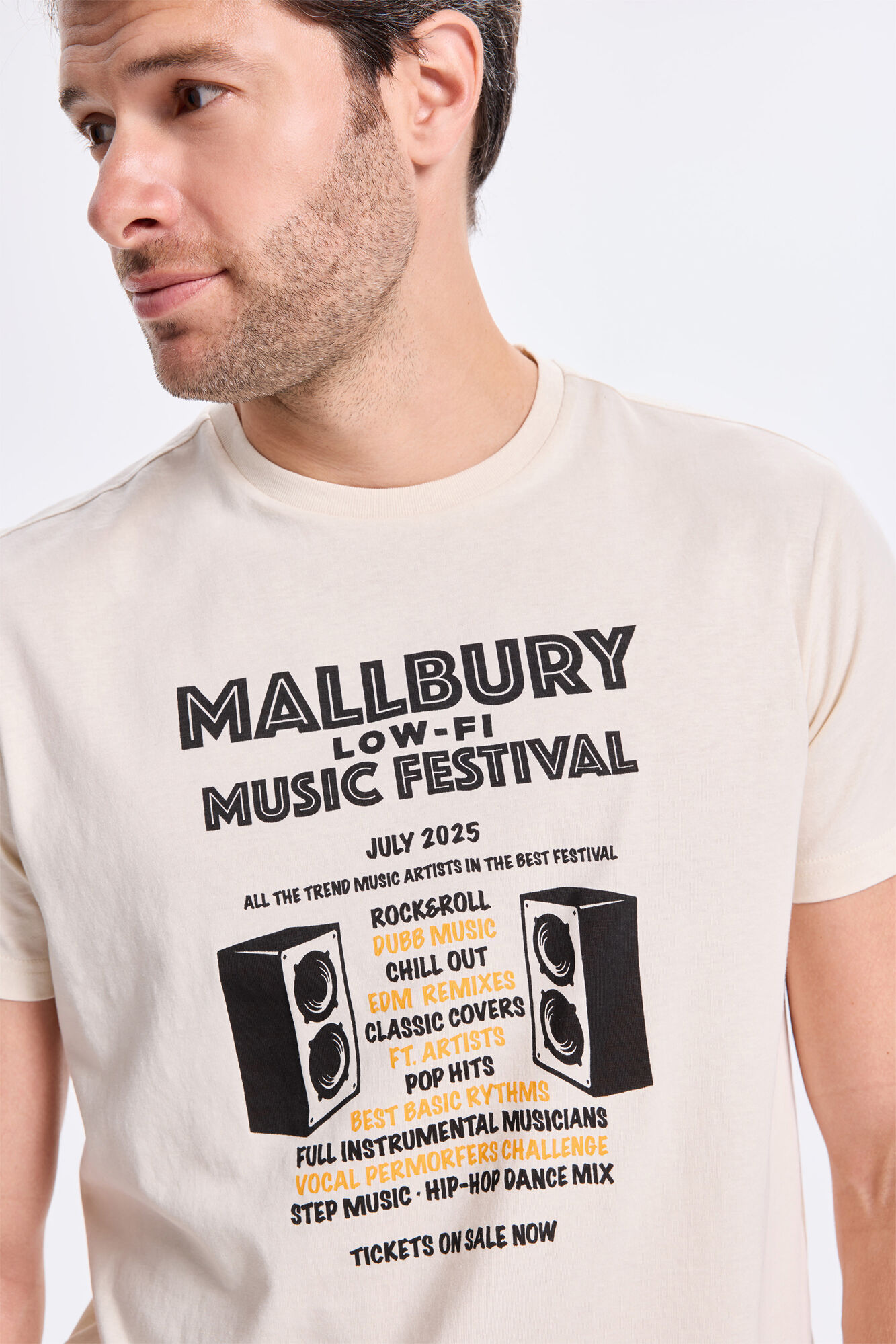 Milano Playera estampada Beige