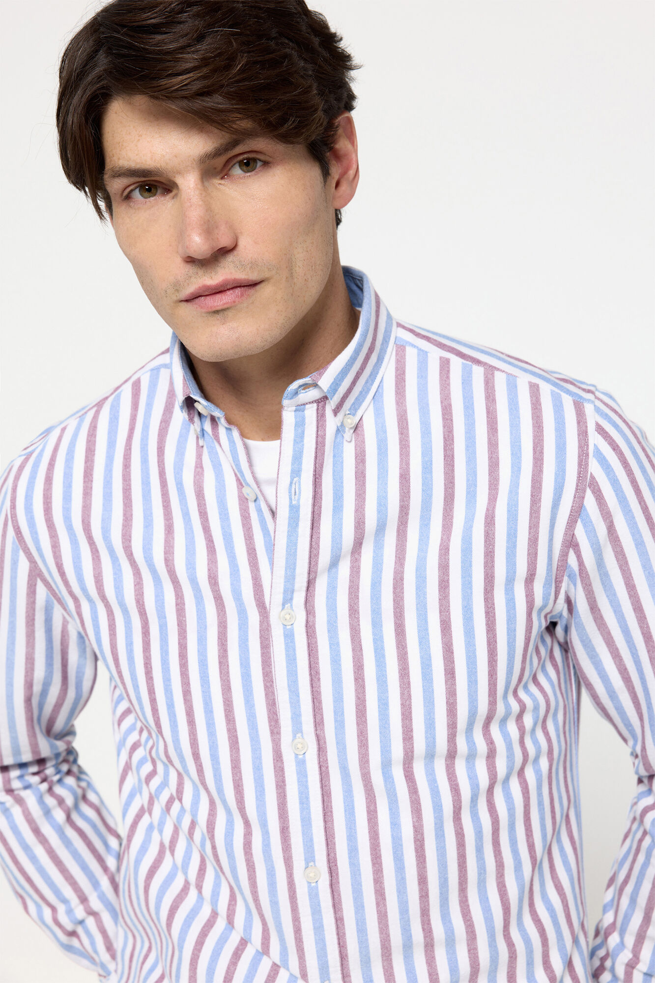 Milano Camisa Oxford Rayas