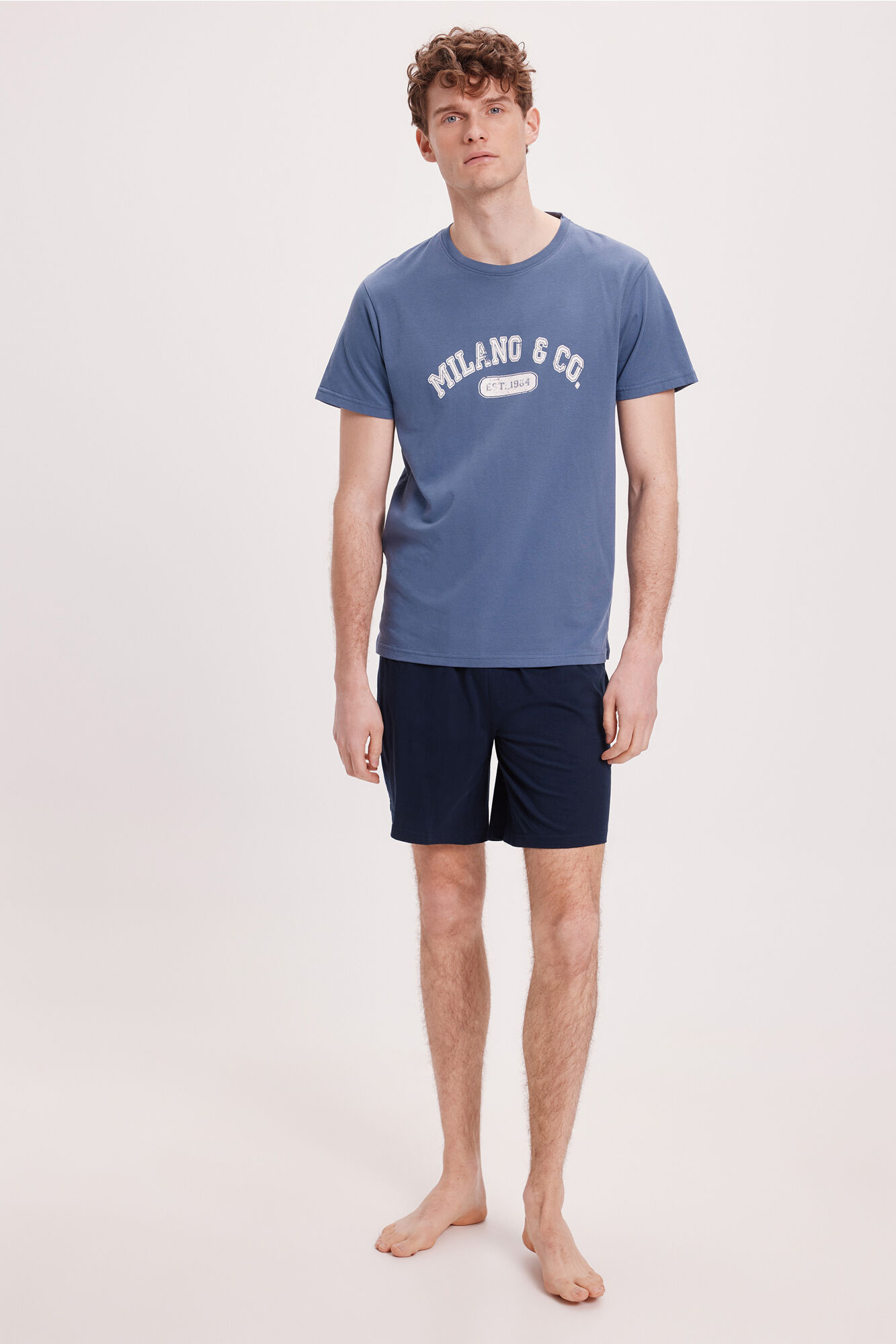 Milano Pijama corto print posicional