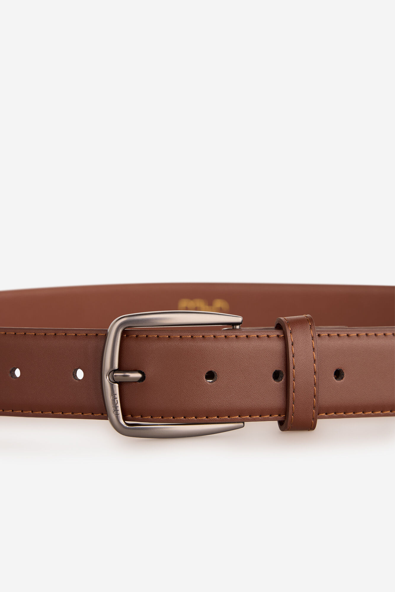 Milano Cintur&oacute;n b&aacute;sico Marr&oacute;n Oscuro