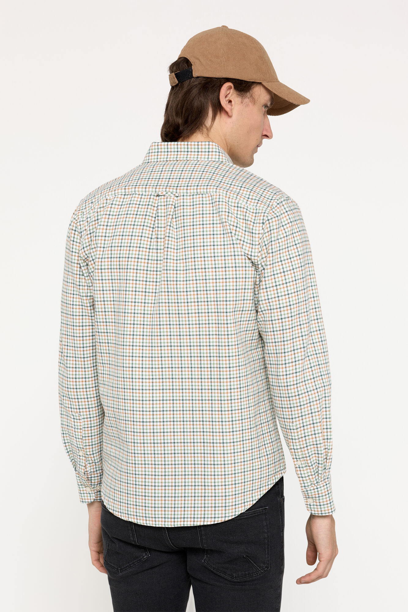 Milano Camisa Oxford Cuadros Verde