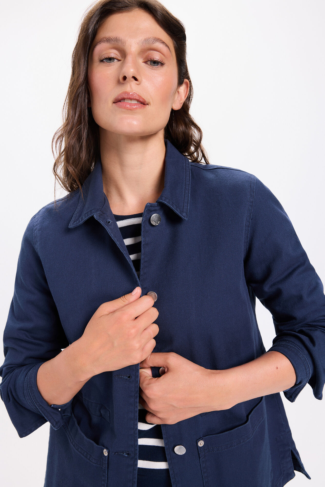 Milano Chamarra safari de algod&oacute;n lavado