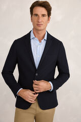 Fifty Outlet Blazer de punto entallada Navy