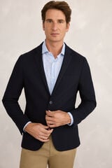 Fifty Outlet Blazer de punto entallada Navy