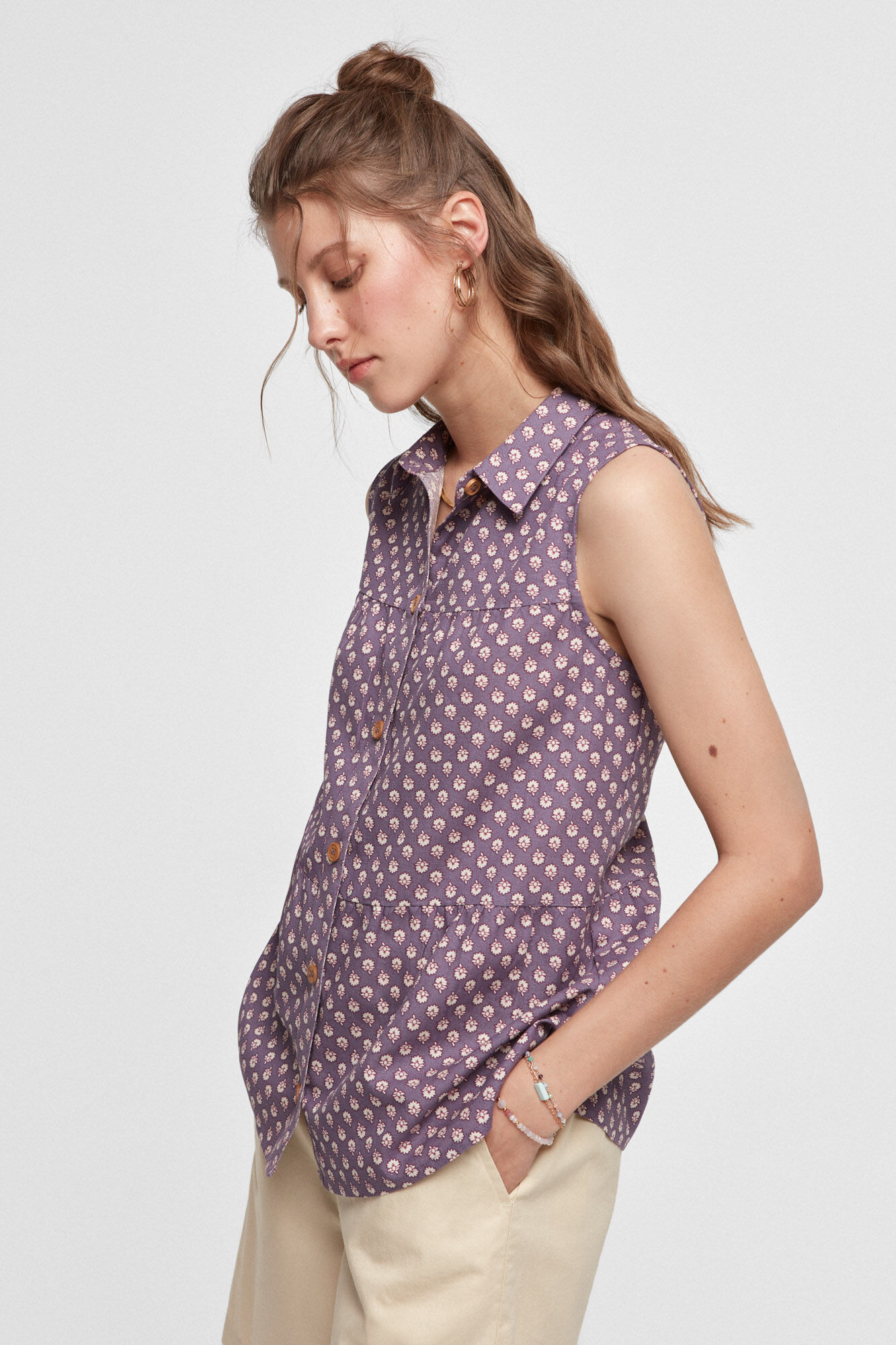 Milano Blusa camisera Verde