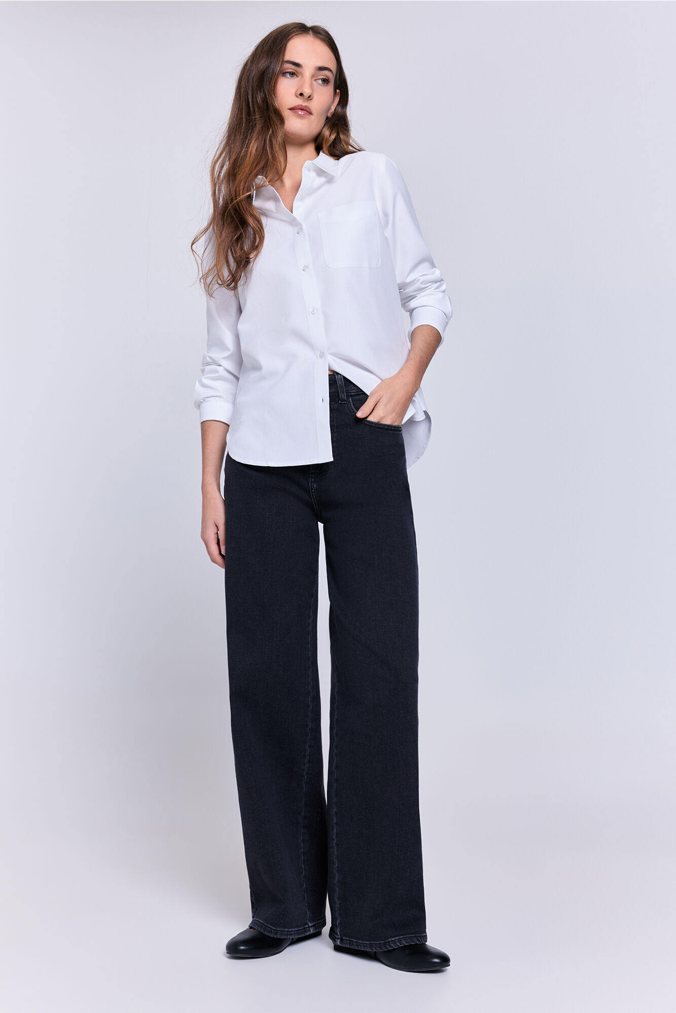 Milano Pantal&oacute;n denim ancho