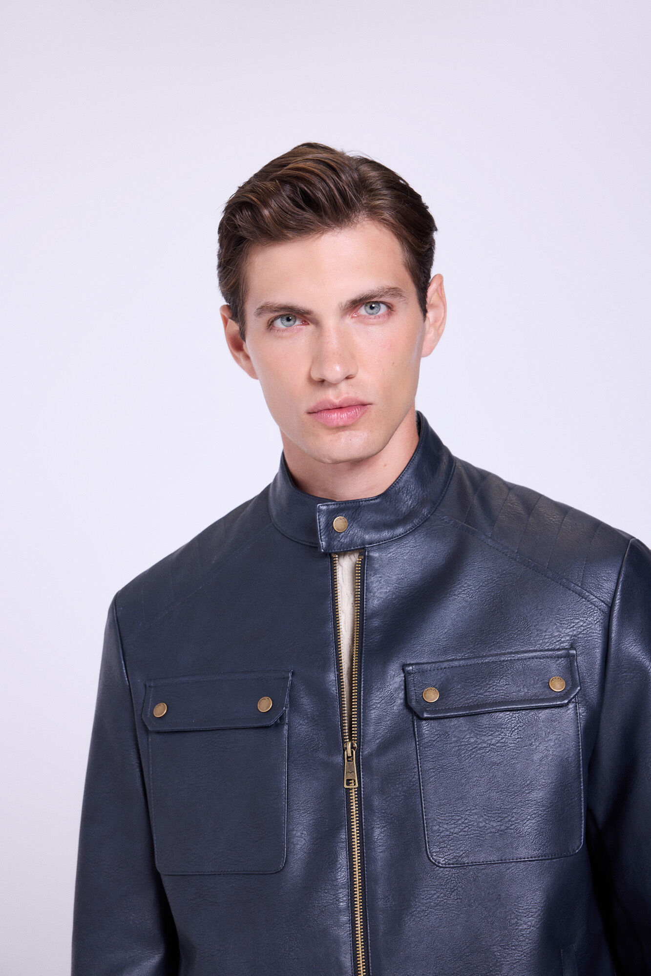 Milano Chamarra de motera Negro