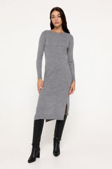 Fifty Outlet Vestido tricot Gris