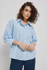 Milano Camisa cuello camisero Azul