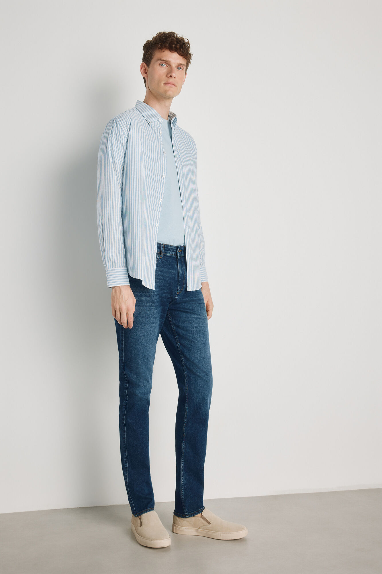 Milano Pantal&oacute;n de mezclilla slim fit