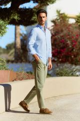 Milano Pantal&oacute;n chino regular fit Kaki Claro