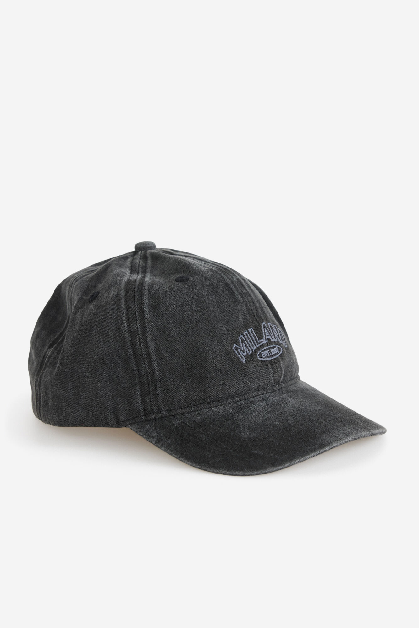 Milano Gorra con bordado milano Negro