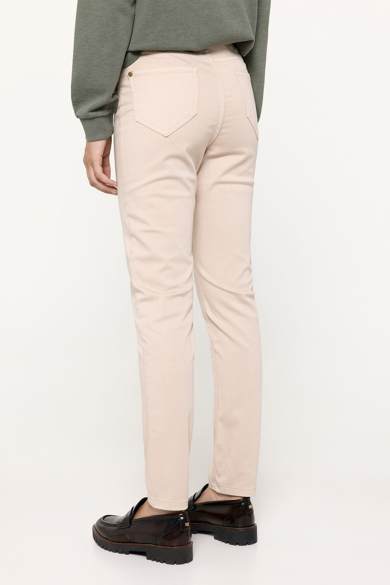 Milano Pantal&oacute;n Ajustado Beige