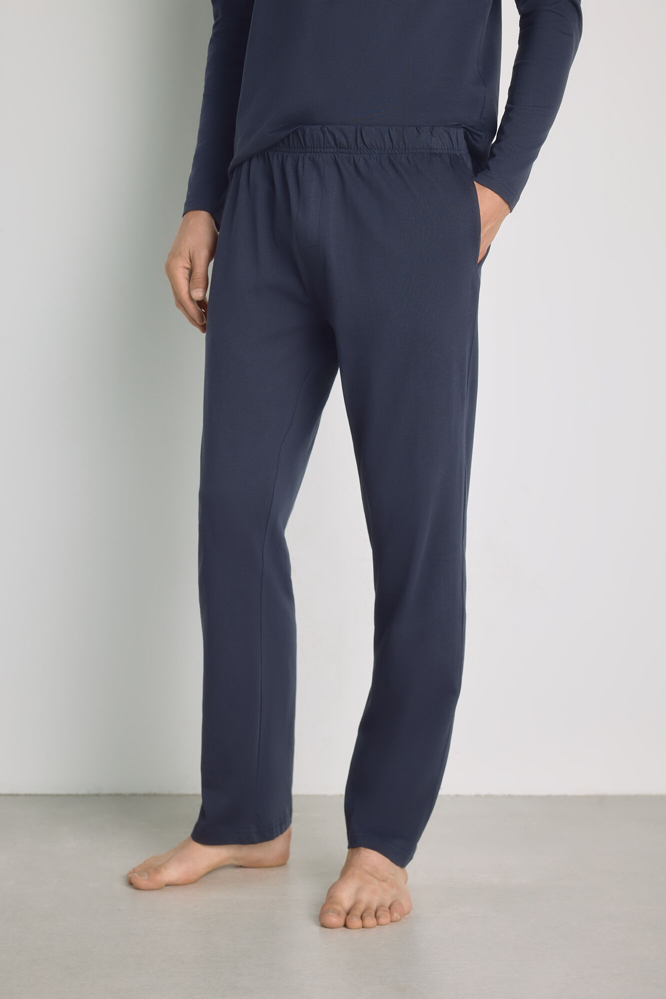 Milano Pijama de tejido Navy