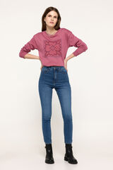Fifty Outlet Pantalón denim skinny Azul Oscuro