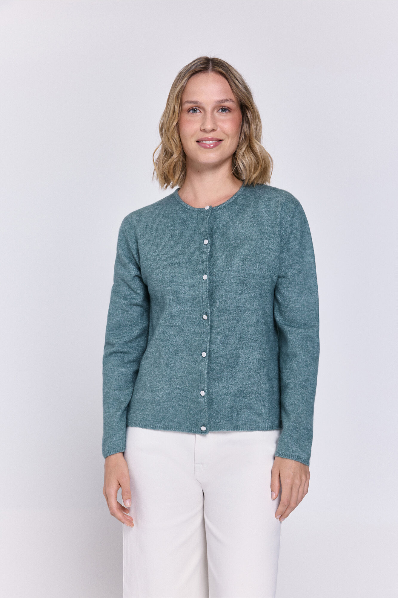 Milano C&aacute;rdigan de tejido con cierre de botones