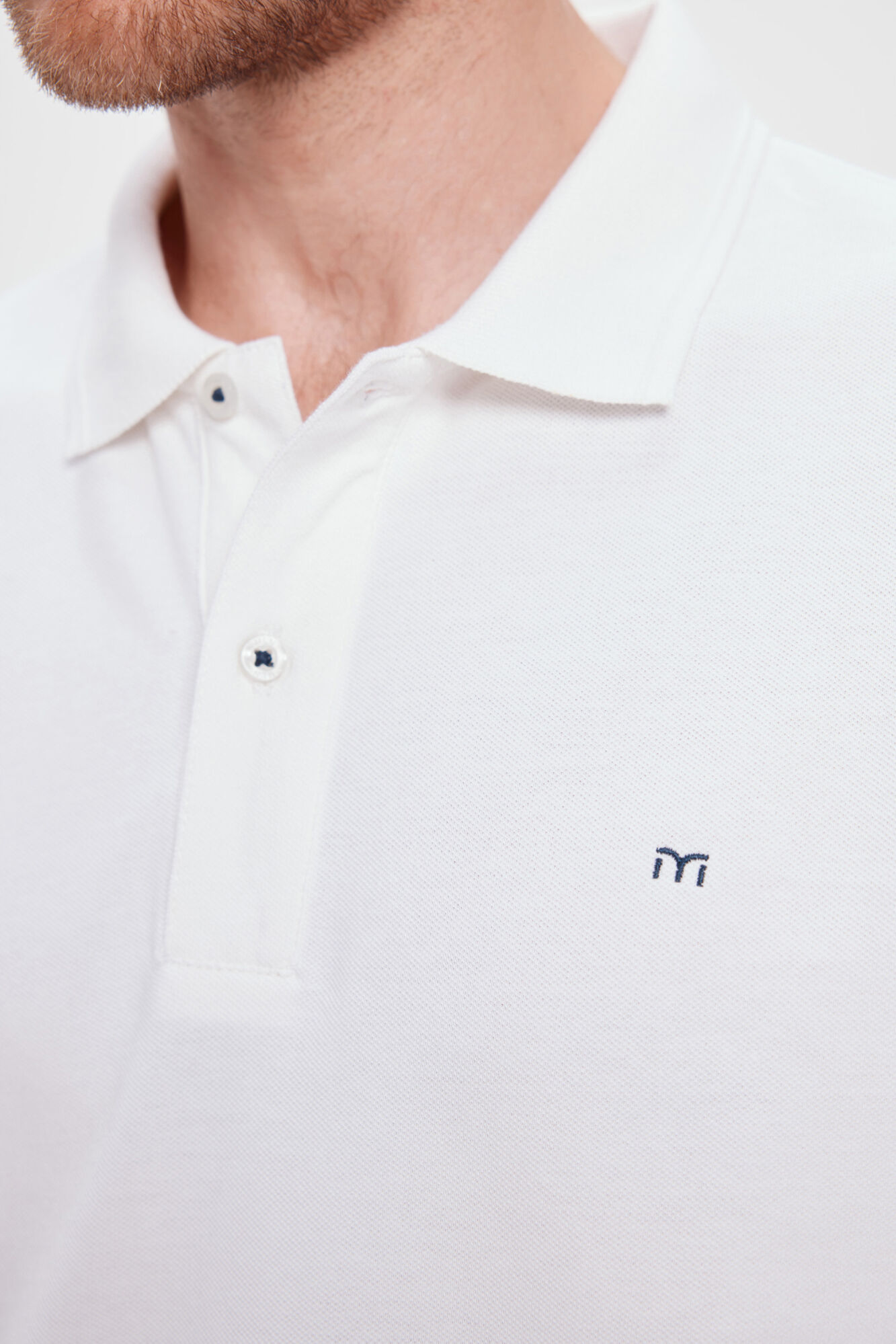 Milano Polo B&aacute;sico Piqu&eacute;&nbsp; Blanco