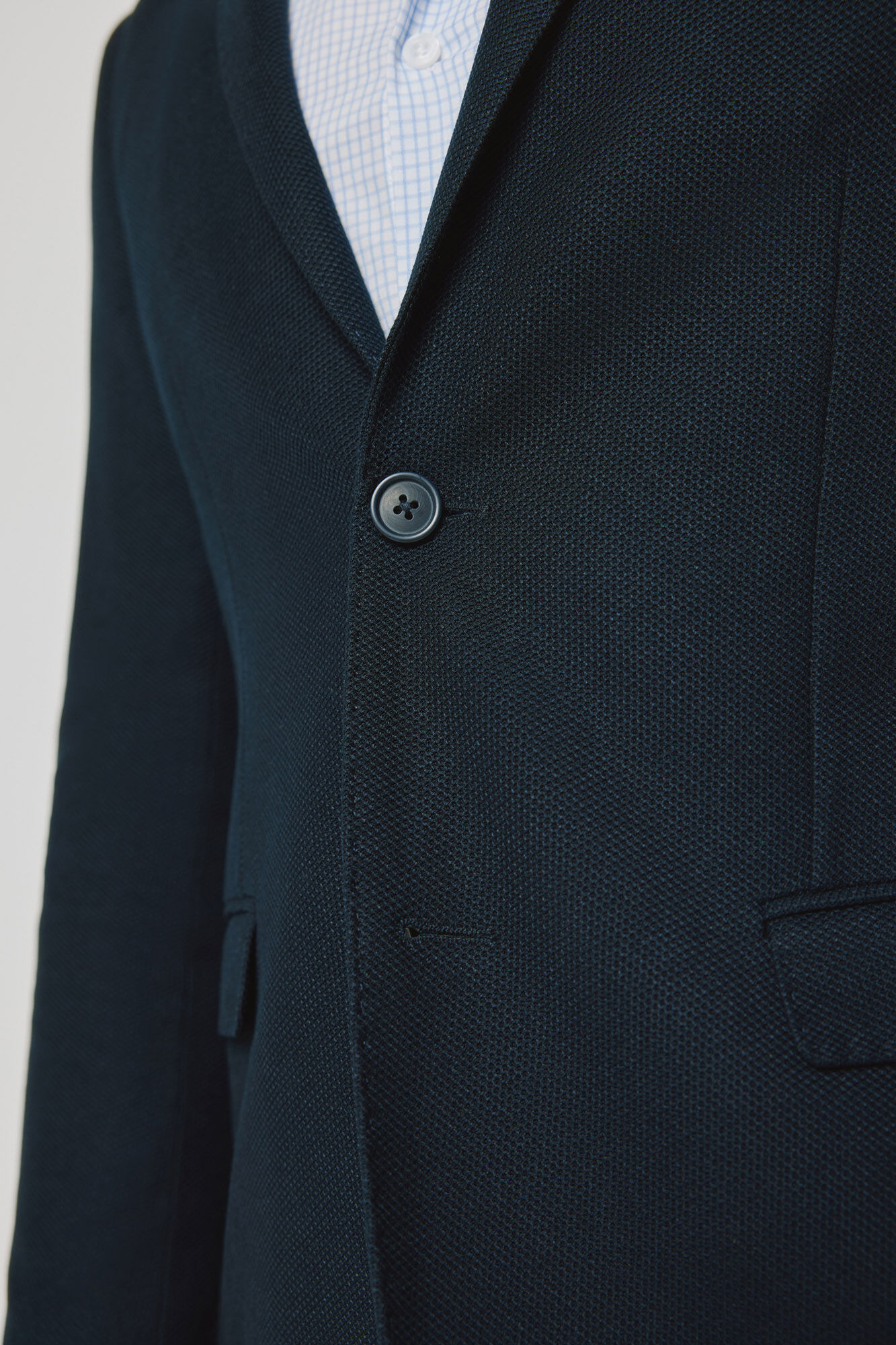 Milano Blazer de punto estructurado Navy