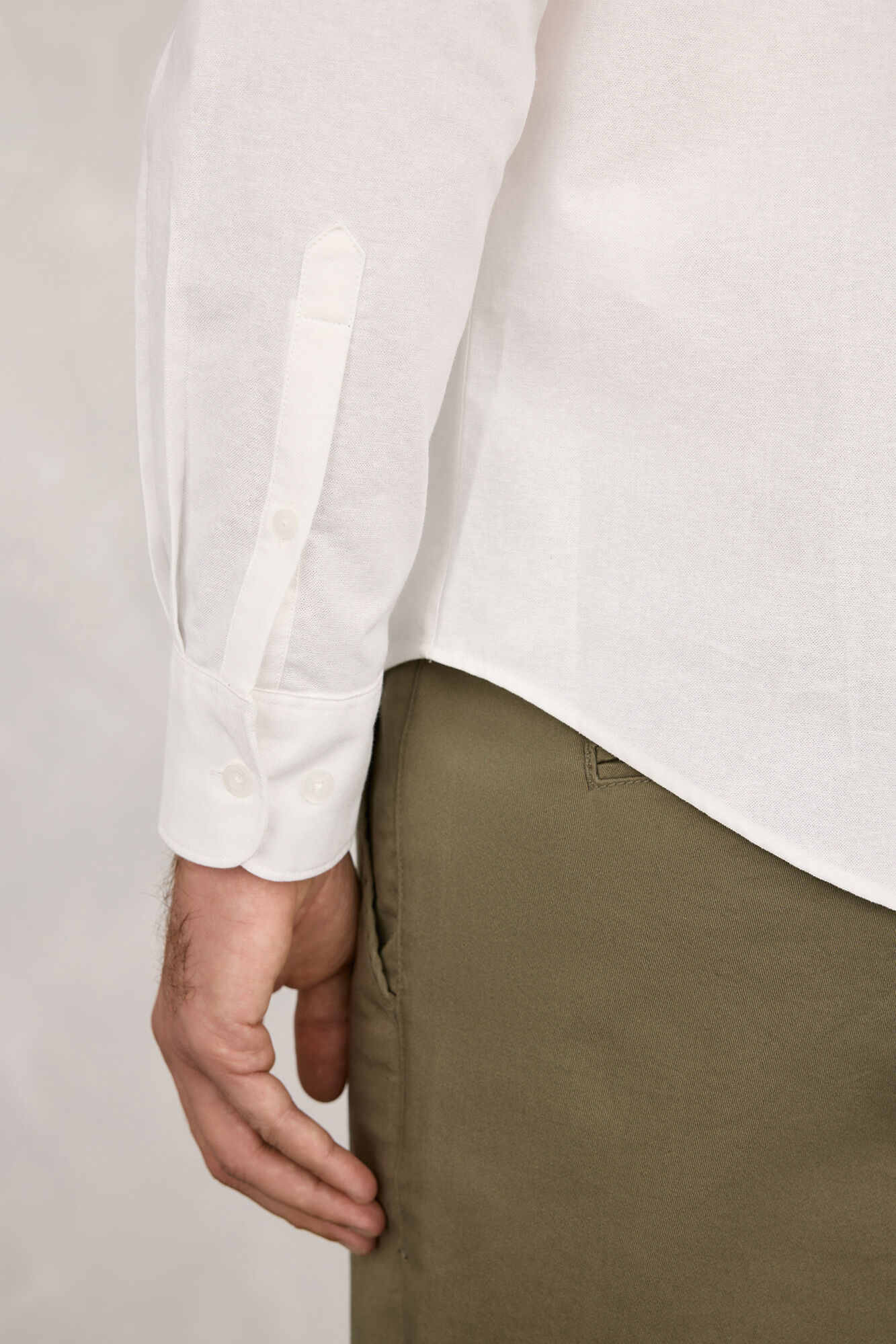 Milano Camisa deportiva Oxford Blanco