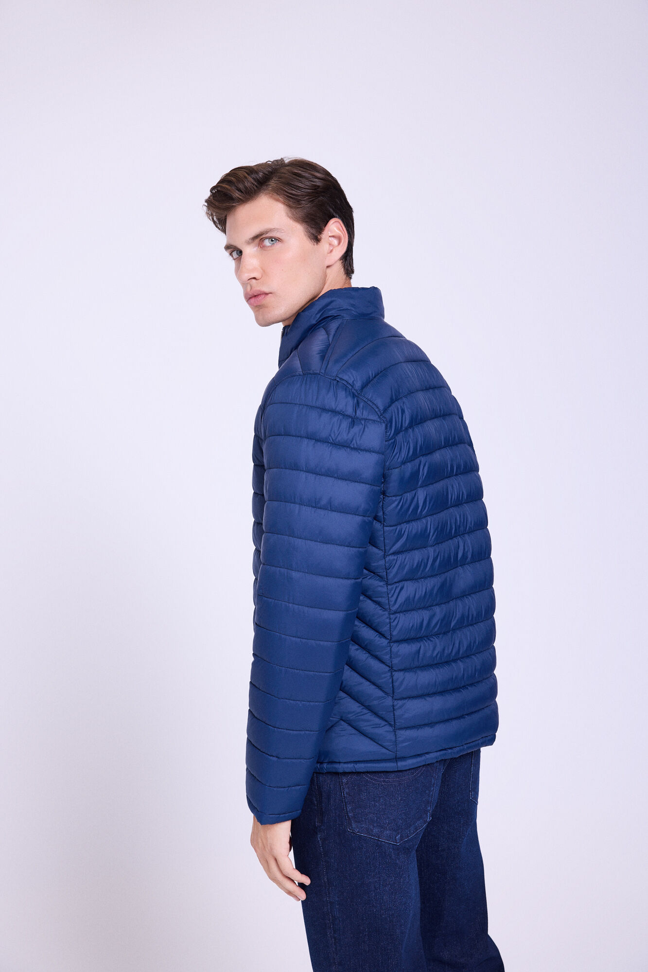 Milano Chamarra reversible ultraligera Navy