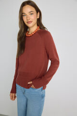 Milano Su&eacute;ter cuello redondo Naranja