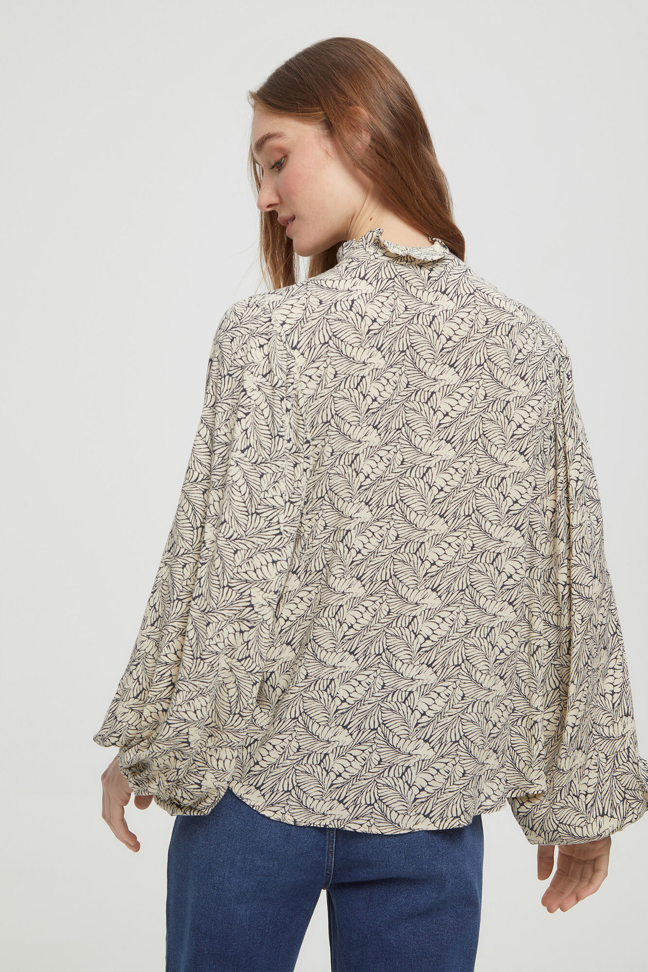 Milano Blusa volumen Azul