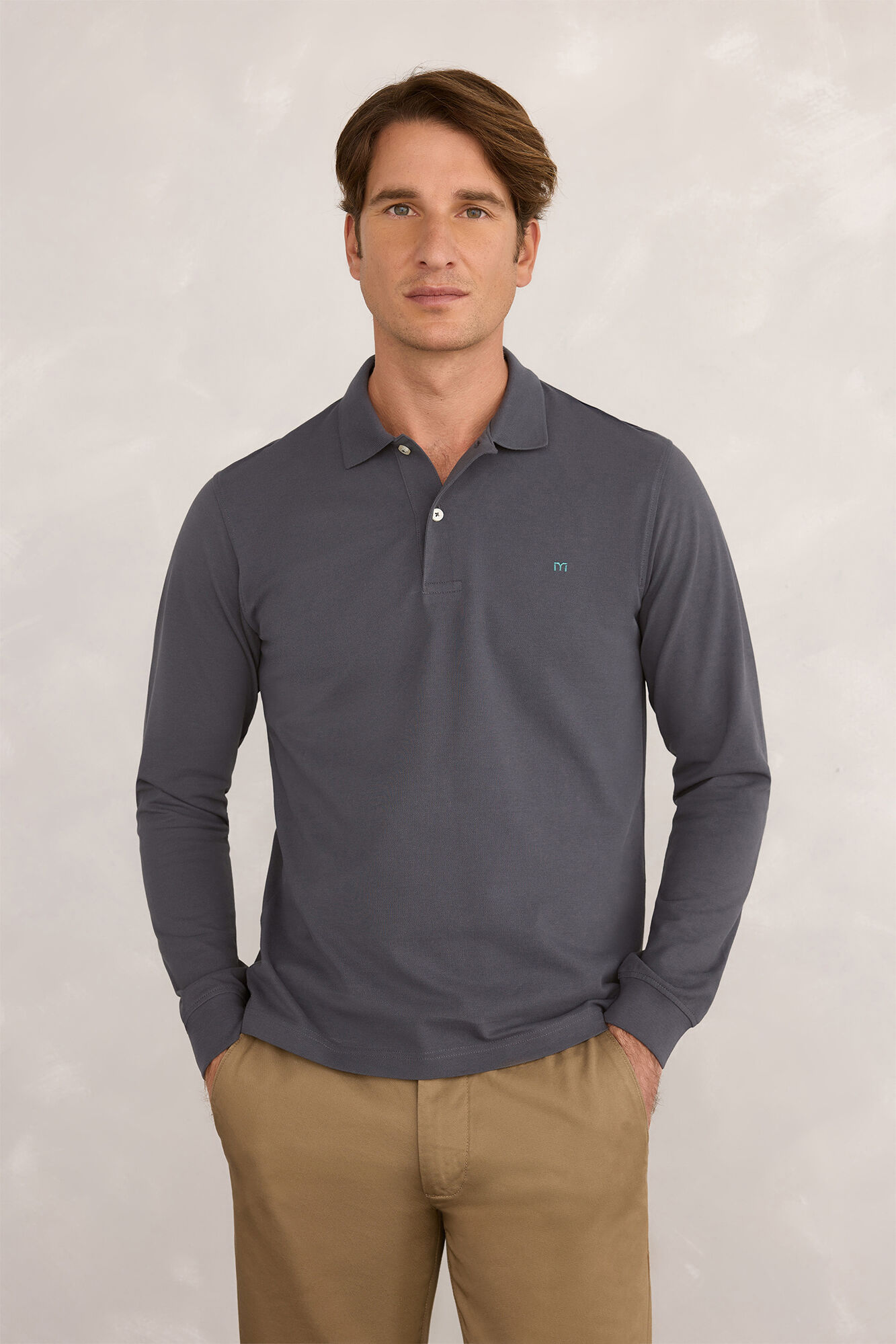 Milano Polo de rugby de manga larga