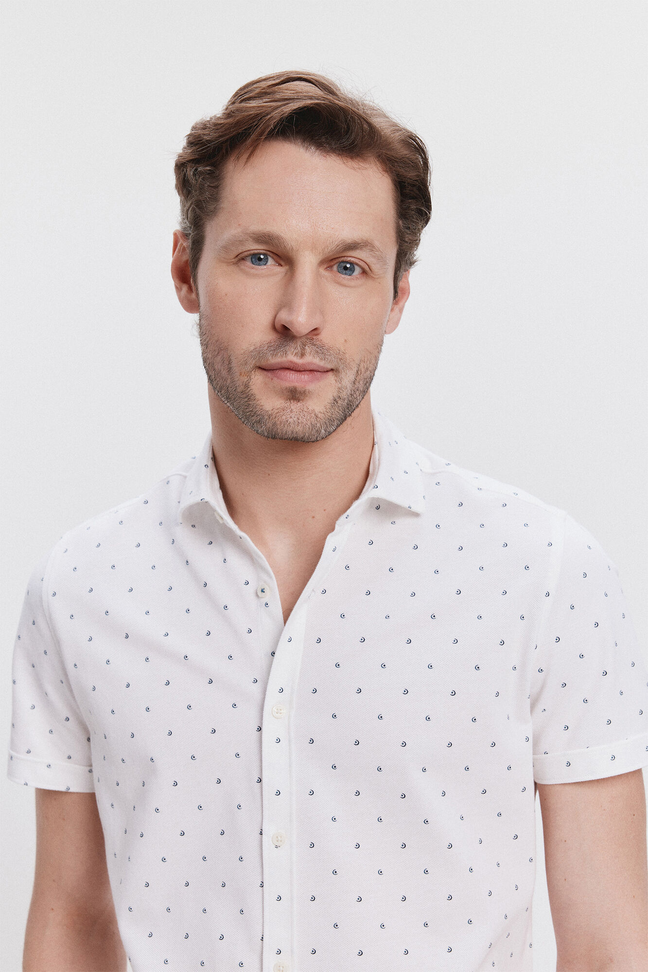 Milano Camisa Piqu&eacute; estampada