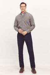 Fifty Outlet Pantalón chino básico liso Navy