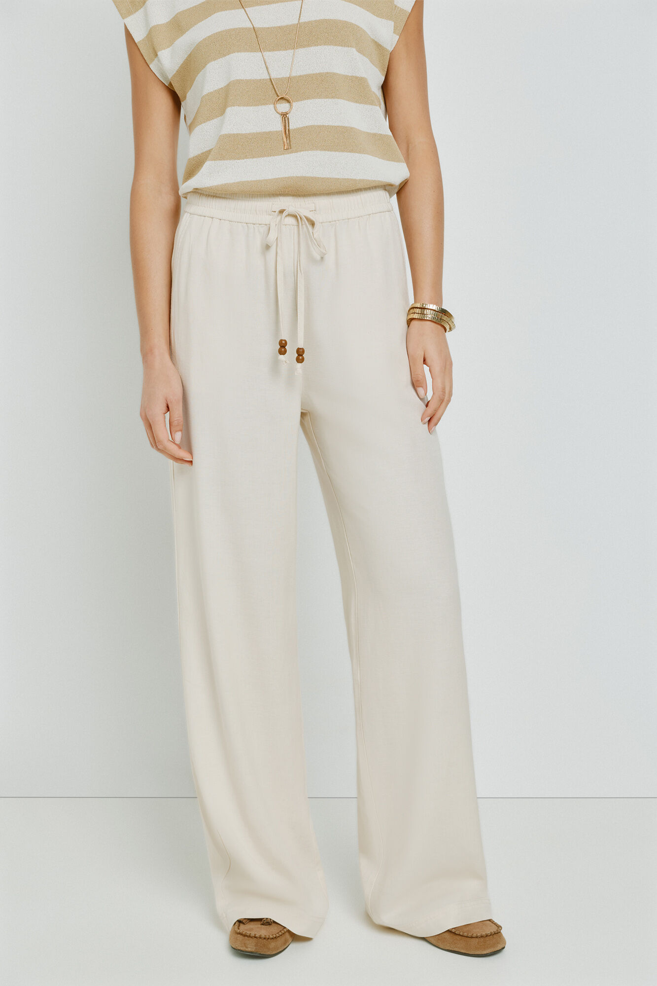Milano Pantal&oacute;n holgado Beige