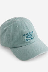 Milano Gorra de visera textil Azul