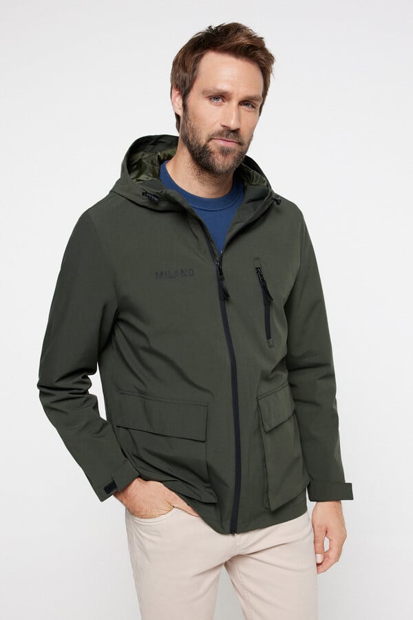 Fifty Outlet Chaqueta con capucha Verde