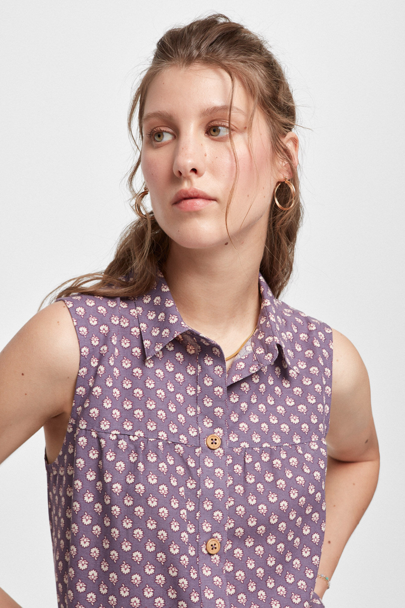 Milano Blusa camisera Verde