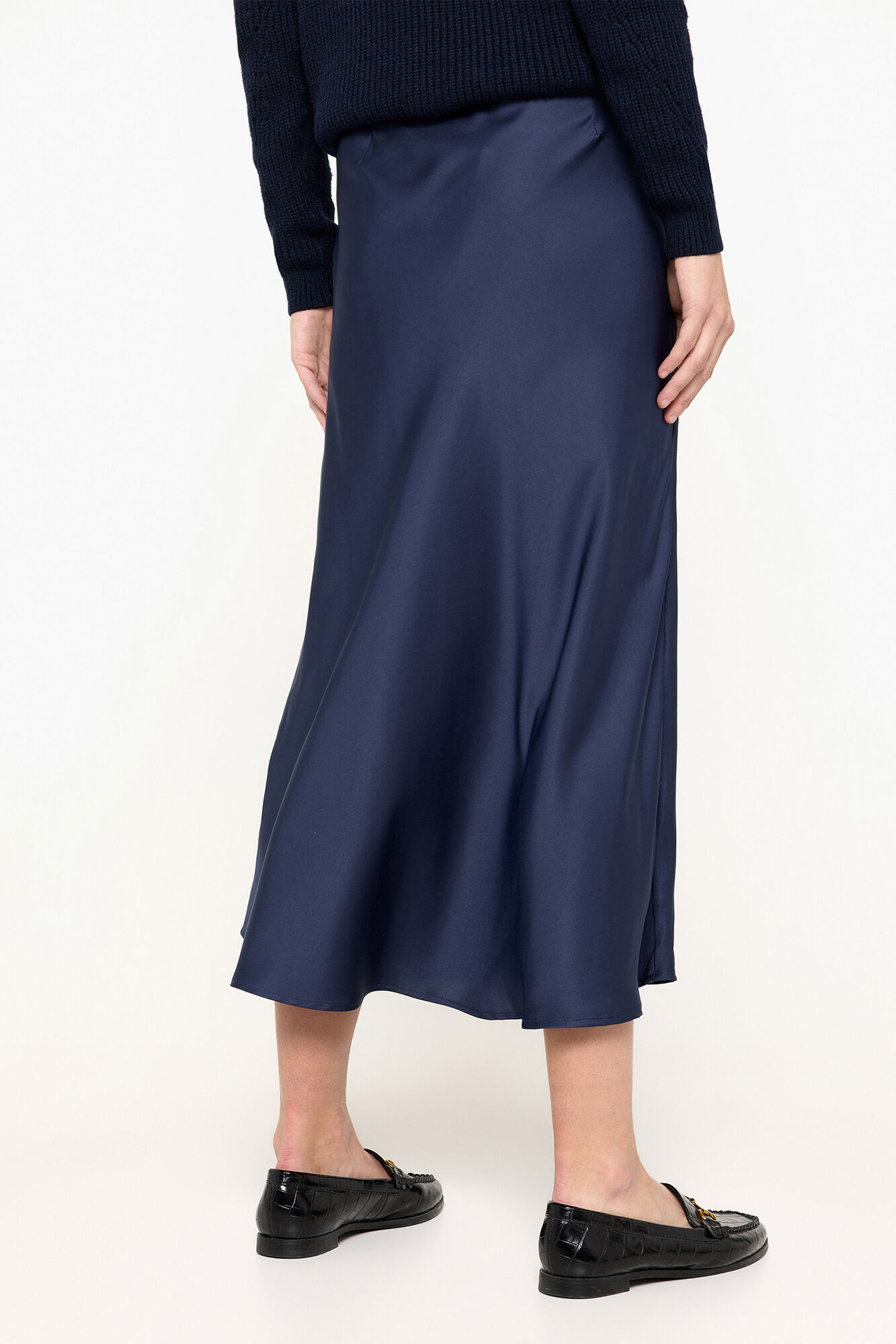 Milano Falda midi satinada