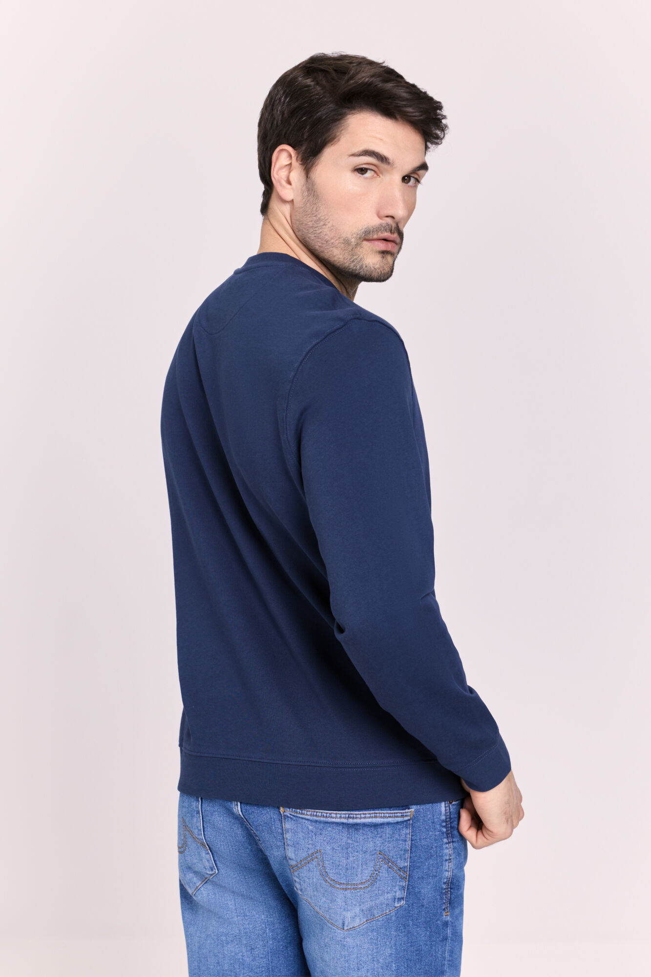 Milano Sudadera cuello redondo Navy