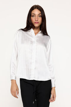 Fifty Outlet Camisa Satinada Print natural