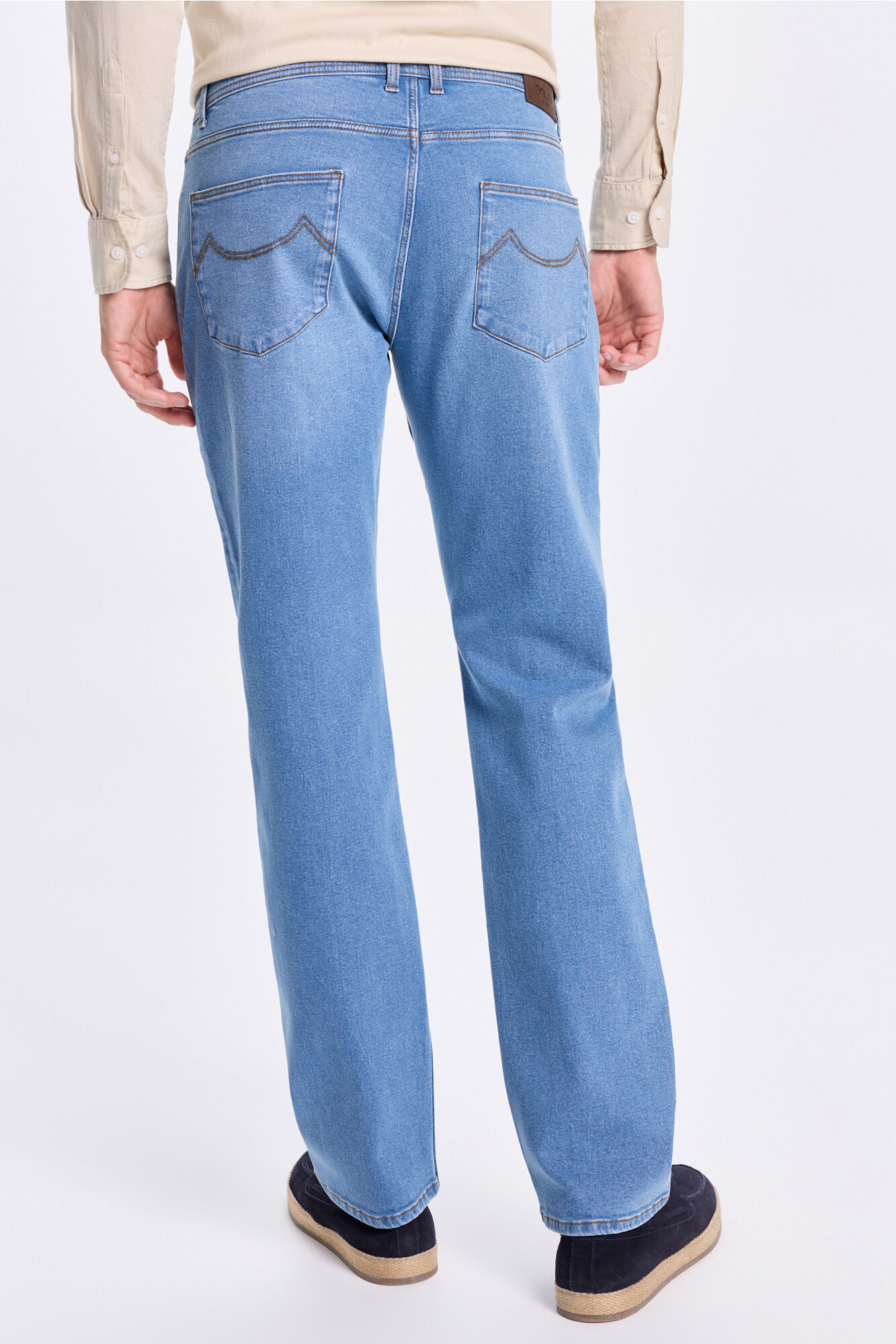 Milano Pantal&oacute;n denim cl&aacute;sica Azul