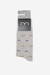 Fifty Outlet Calcetín jacquard Gris